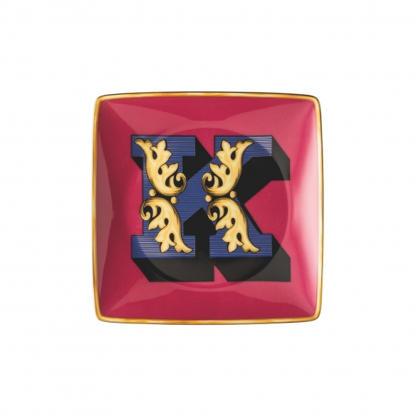 Rosenthal Versace Holiday Alphabet K Small Bowl 12 cm.