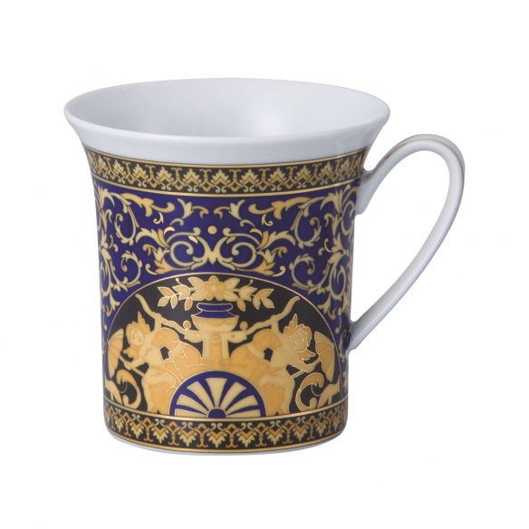 Rosenthal Versace Mug Medusa Blau cl. 35