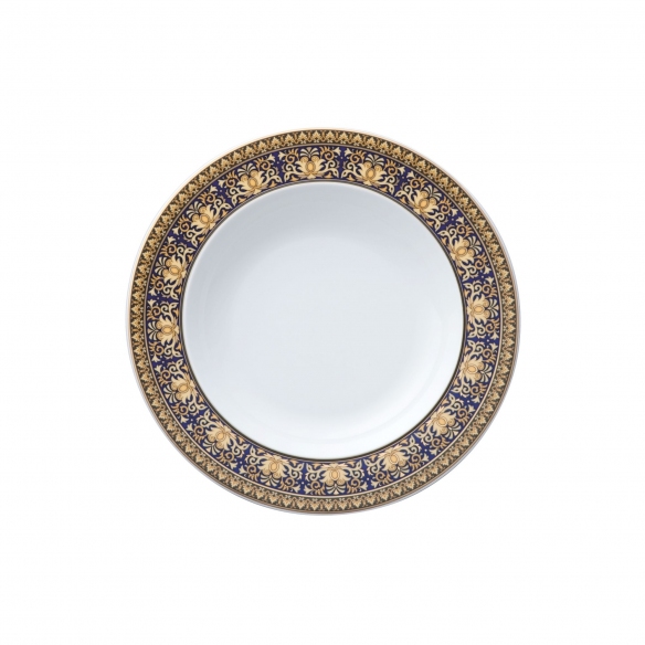 Rosenthal Versace Piatto fondo Medusa Blau cm. 22