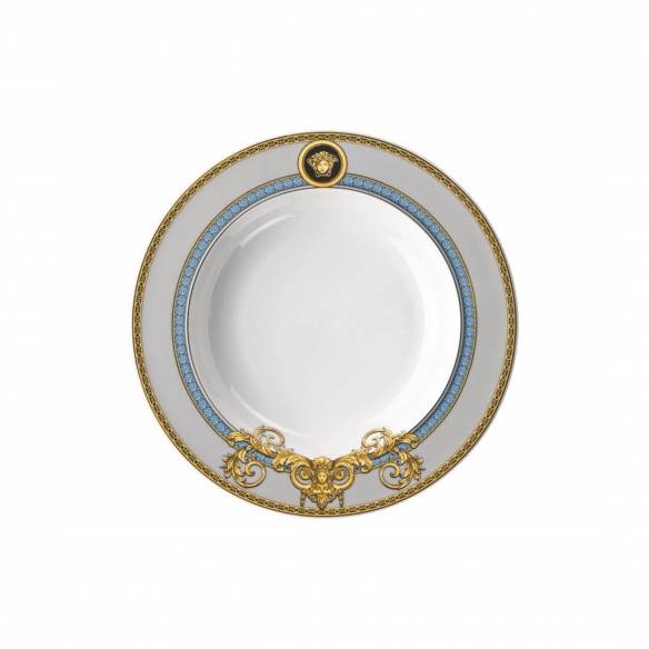 Rosenthal Versace Piatto fondo Prestige Gala Le Bleu cm. 22
