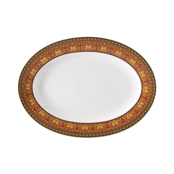 Rosenthal Versace Piatto ovale Medusa cm. 40