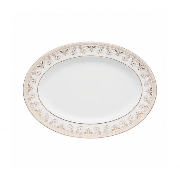 Rosenthal Versace Piatto ovale Medusa Gala cm. 34