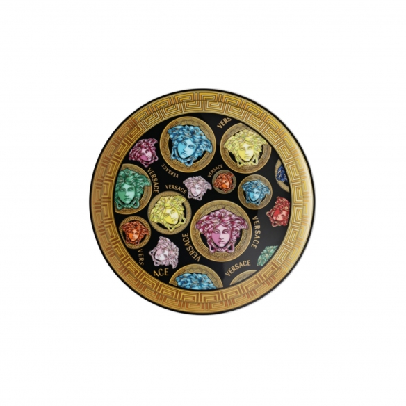 Rosenthal Versace Piatto piano Medusa Amplified Multicolour 17 cm