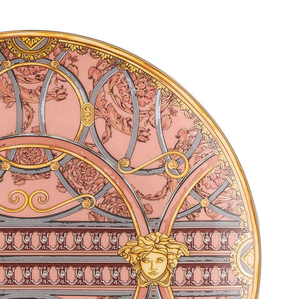 Rosenthal Versace Piatto piano Scala del Palazzo Rosa cm. 21