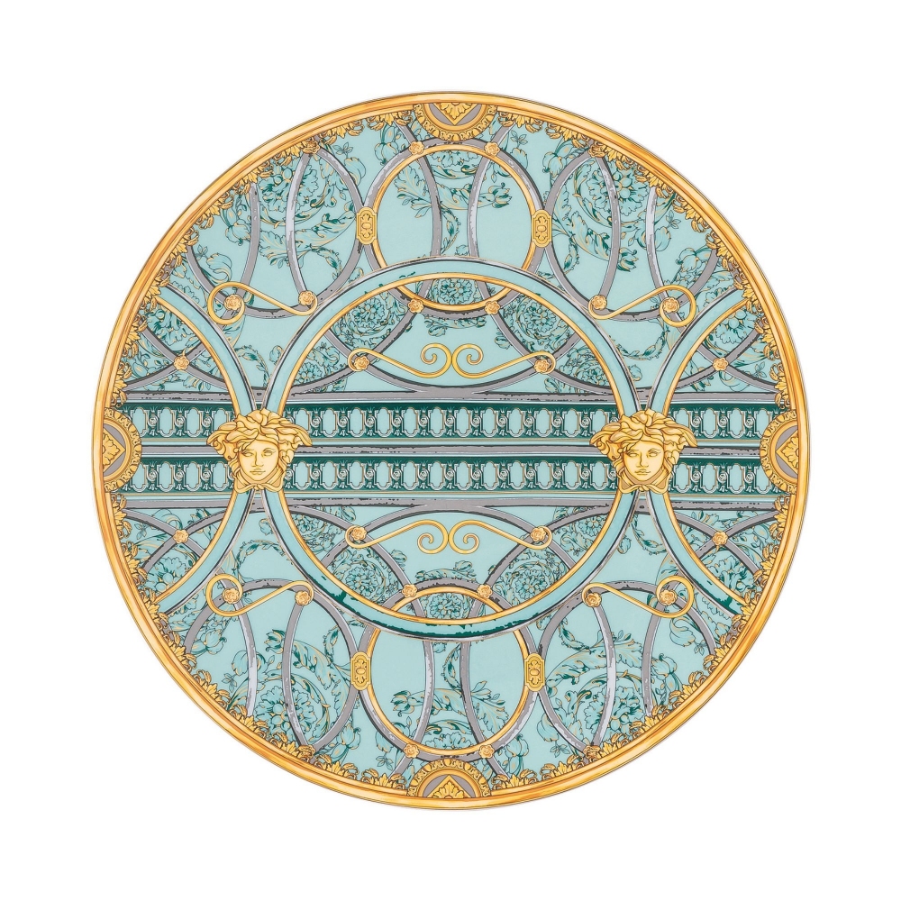 Rosenthal Versace Piatto segnaposto Scala del Palazzo Verde cm. 33