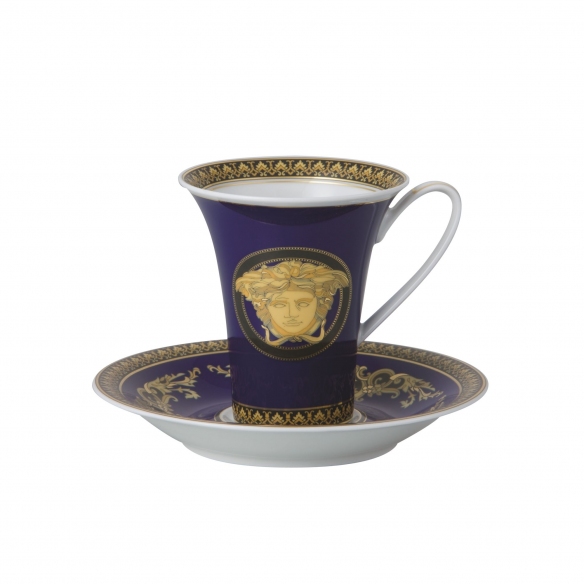 Rosenthal Versace Tazza caffè alta Medusa Blau cl. 18