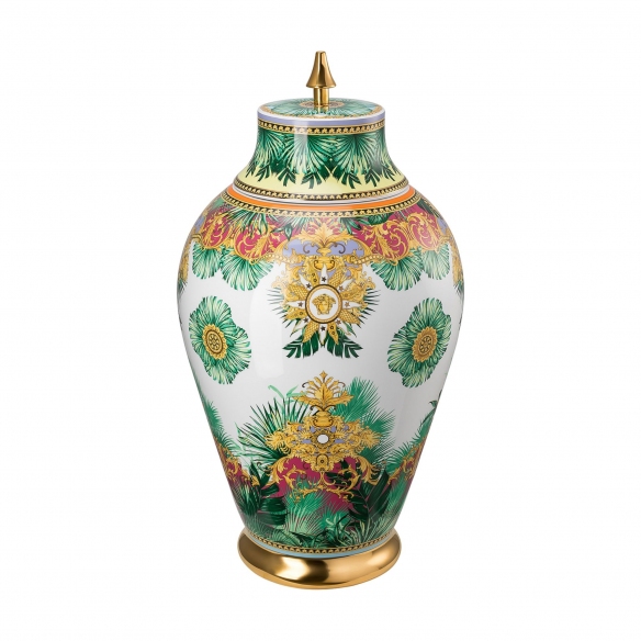 Rosenthal Versace Animalier vase with lid 76 cm