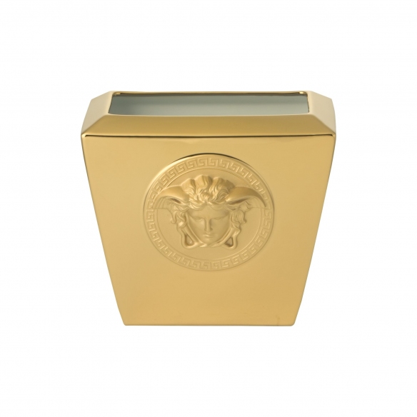 Rosenthal Versace Vaso Medusa Gold cm. 18