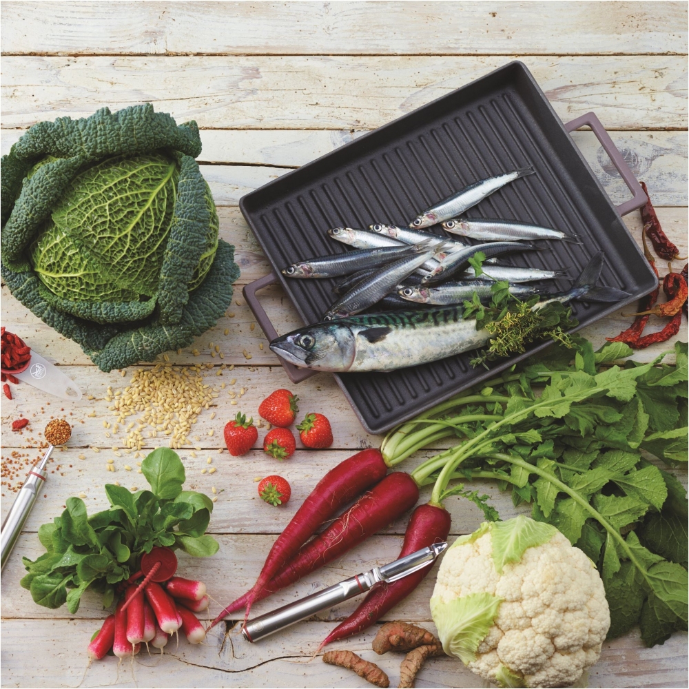 Sambonet Terra.Cotto Cast Iron grill pan