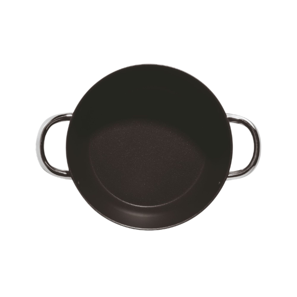 Sambonet Casseruola alta a due manici Midnight Blue Silver Protection diam. 20 cm