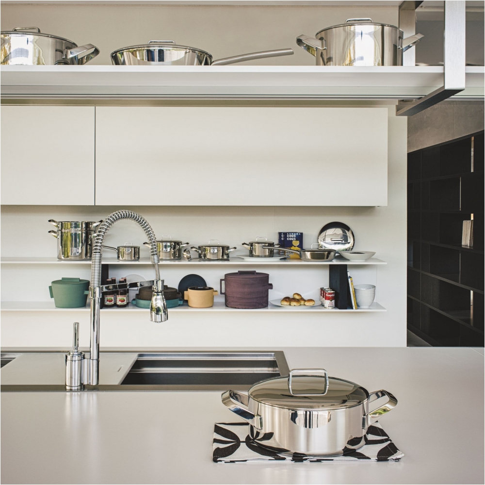 Sambonet casseruola alta con coperchio Menu diam. 24 cm