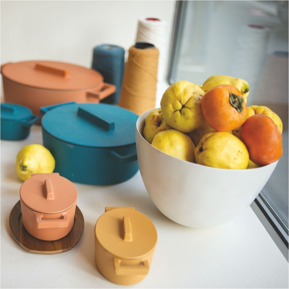 Sambonet Casseruola bassa Terra.Cotto Cast Iron diam. 24 cm