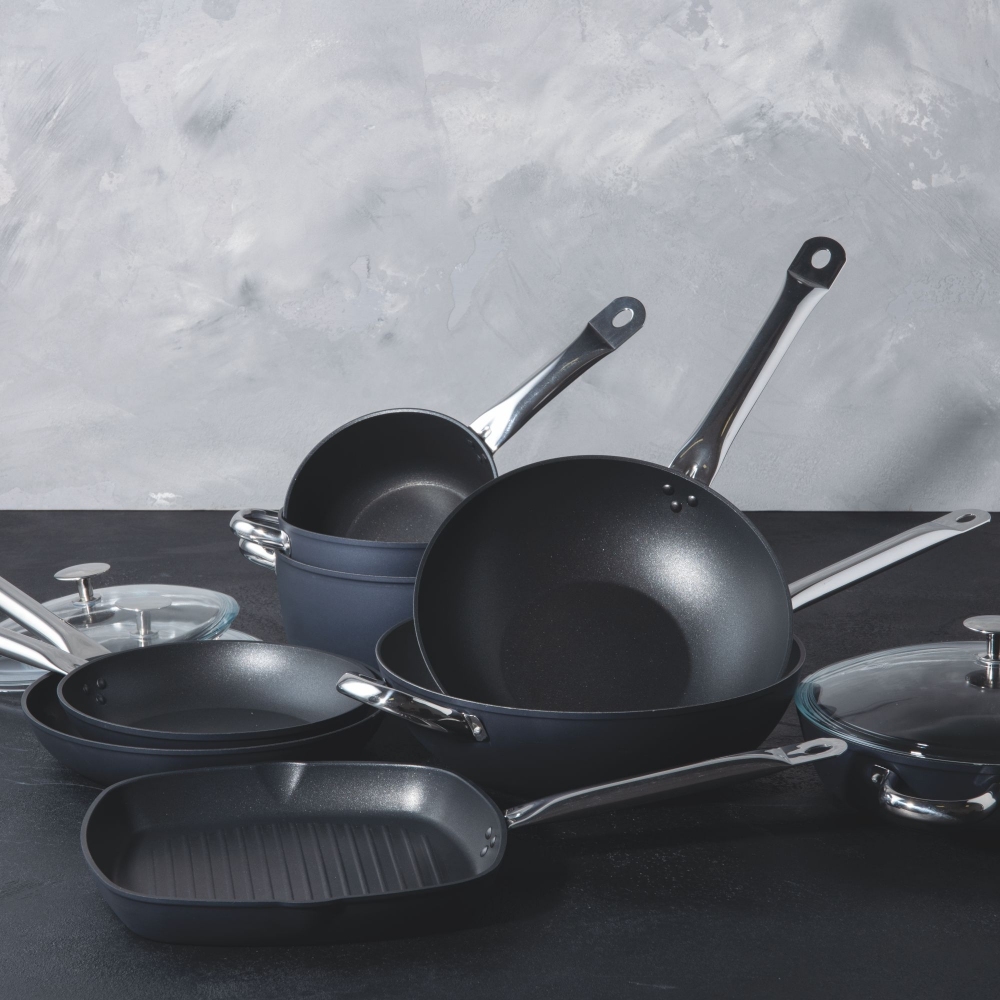 Sambonet Midnight Blue Silver Protection pan diam. 20 cm