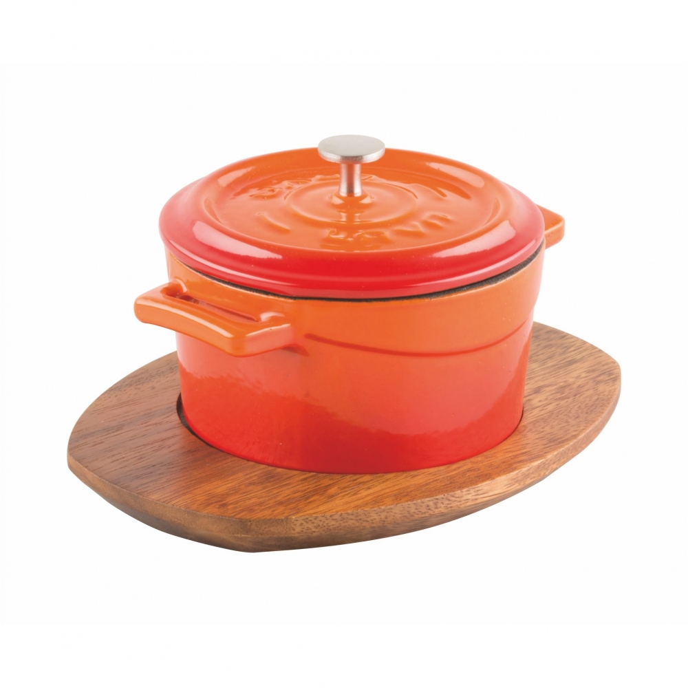 Sambonet Supporto basso per casseruola diam. 10 cm Terra.Cotto Cast Iron