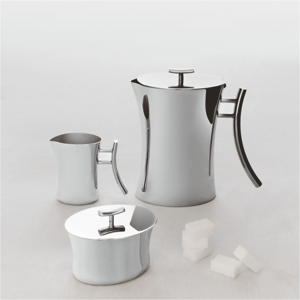 Sambonet Bamboo sugar bowl with lid