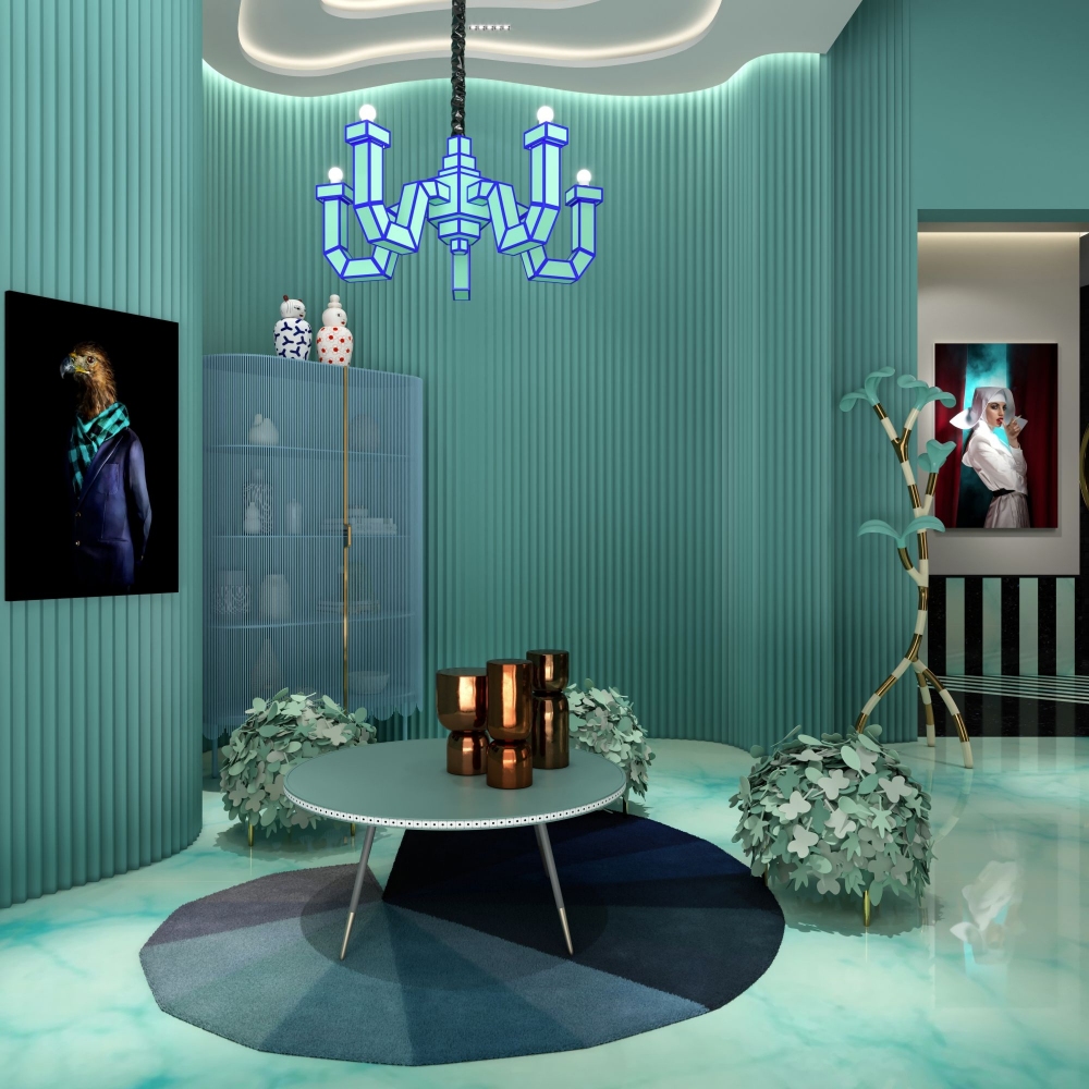 Scarlet Splendour Forest Coat Stand