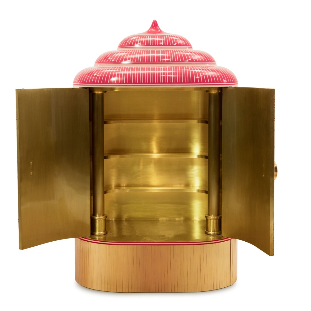 Scarlet Splendour Armadio contenitore Lotus Sanctum - Mandala Collection