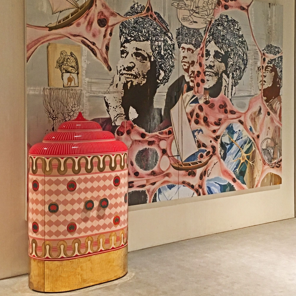 Scarlet Splendour Armadio contenitore Lotus Sanctum - Mandala Collection