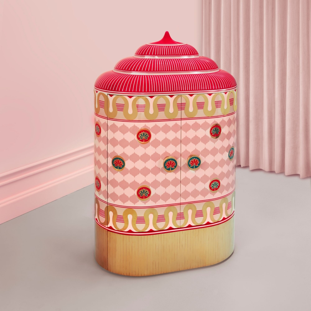 Scarlet Splendour Armadio contenitore Lotus Sanctum - Mandala Collection