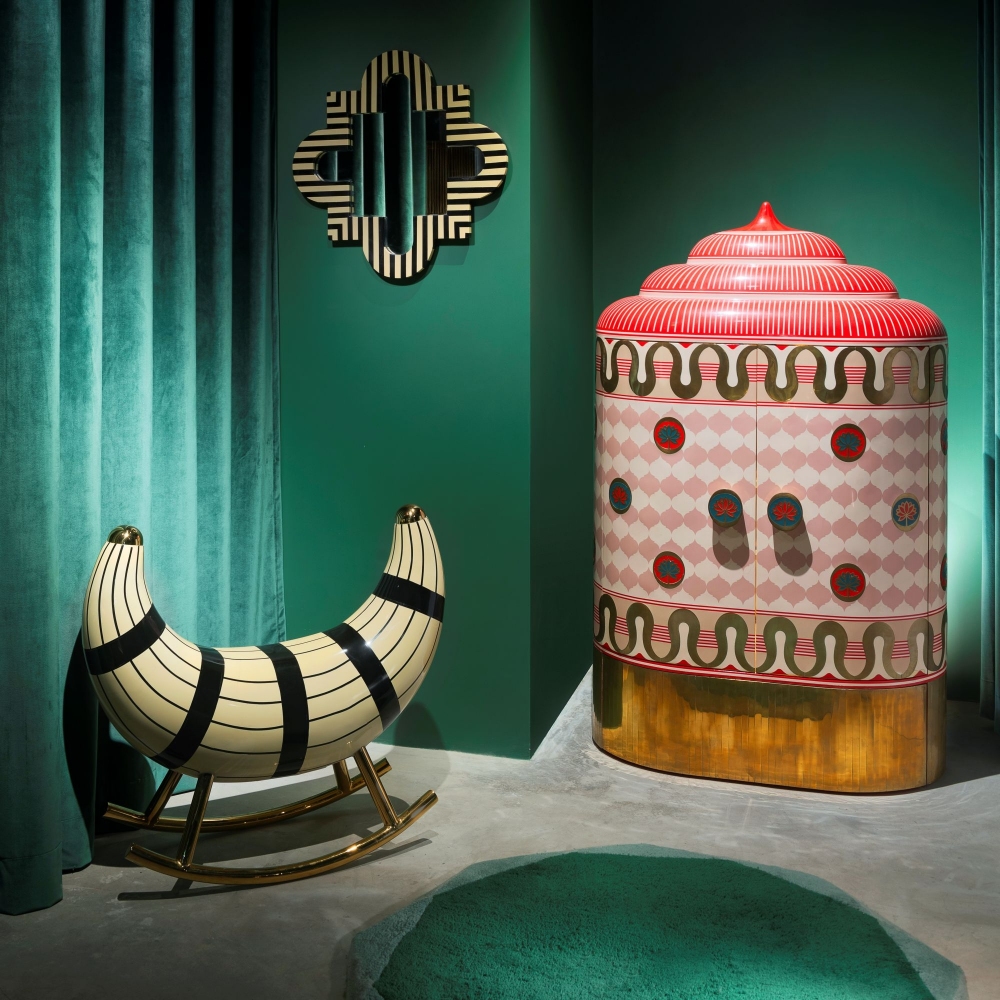 Scarlet Splendour Armadio contenitore Lotus Sanctum - Mandala Collection