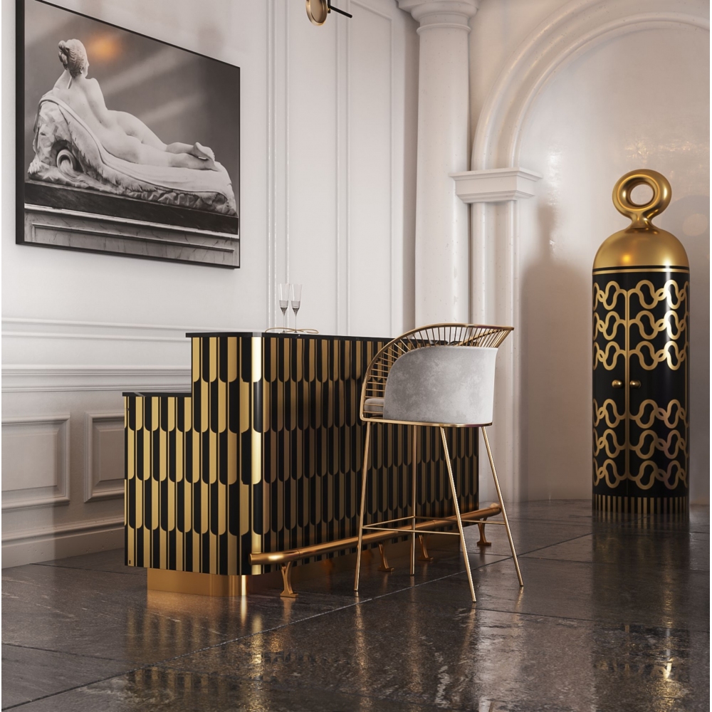 Scarlet Splendour Armadio contenitore Madame Verdoux Black Gold