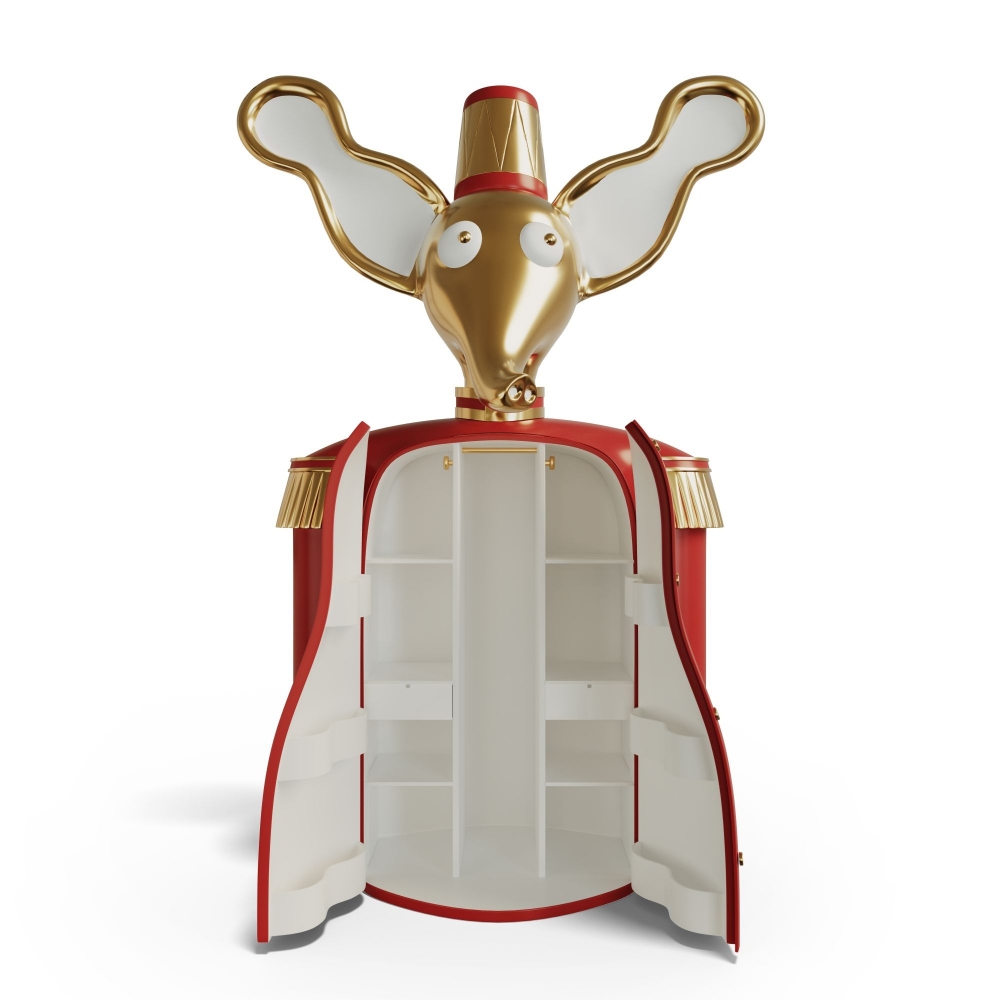 Scarlet Splendour Armadio contenitore Monsieur Elie Rouge