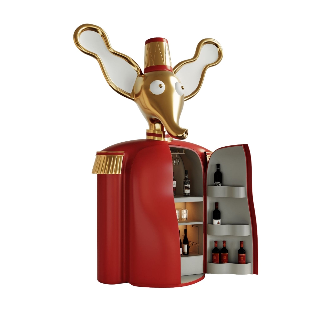 Scarlet Splendour Armadio contenitore Monsieur Elie Rouge