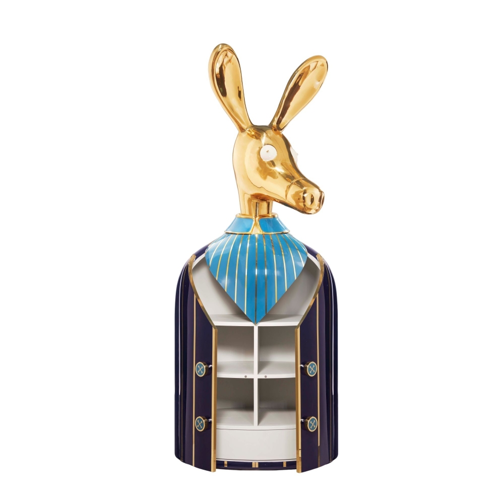 Scarlet Splendour Ciuco Blue Cabinet