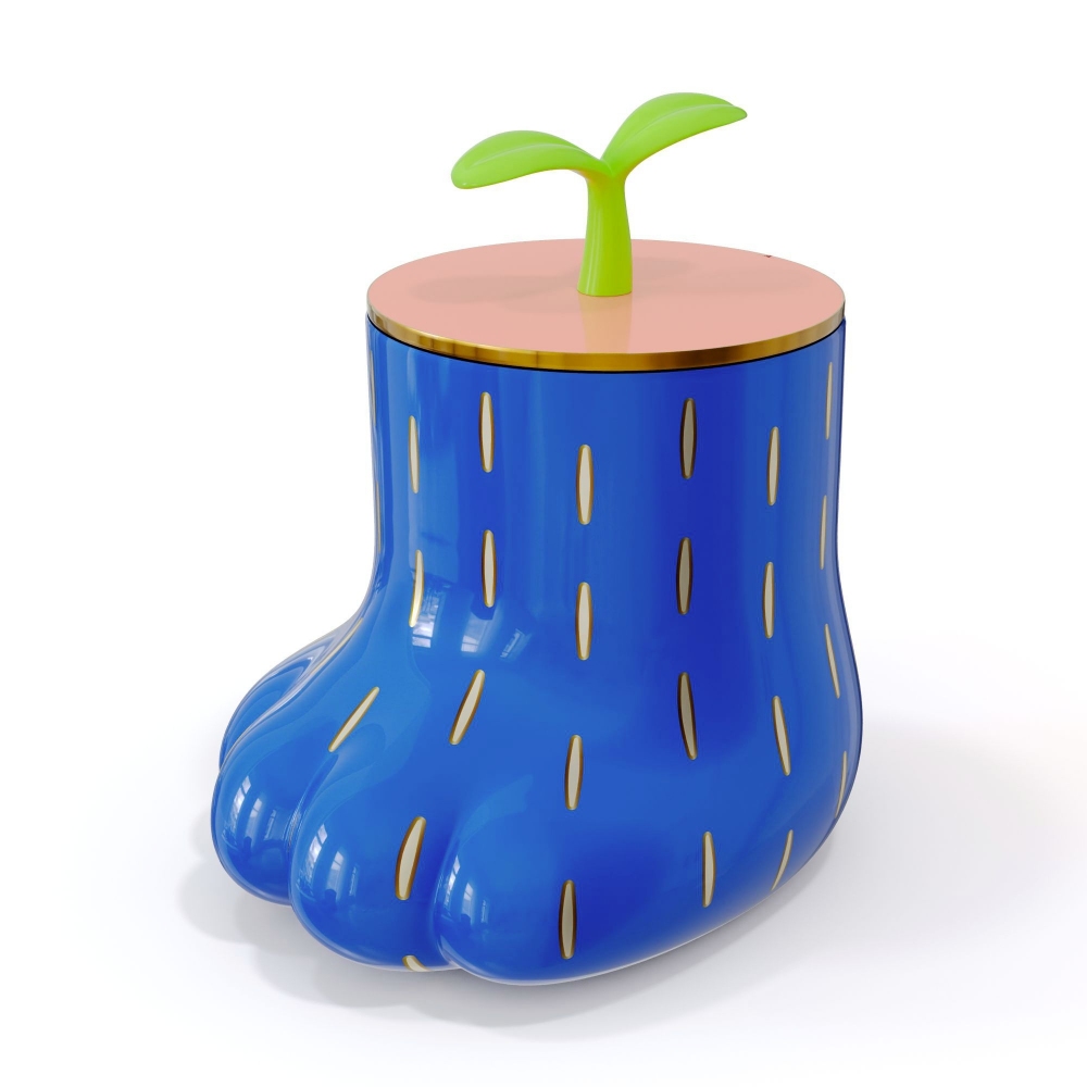 Scarlet Splendour Contenitore Paw - Forest Collection