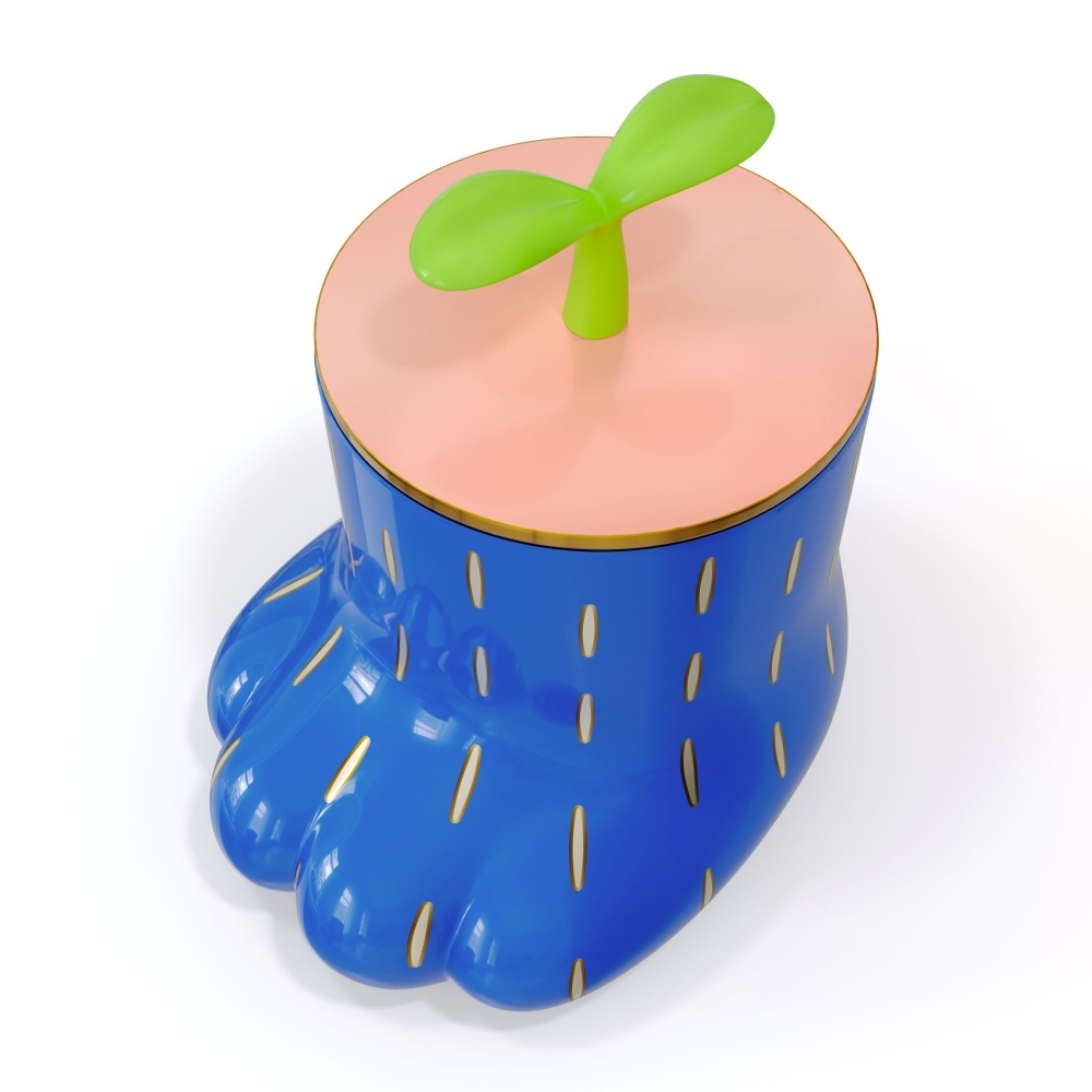 Scarlet Splendour Contenitore Paw - Forest Collection