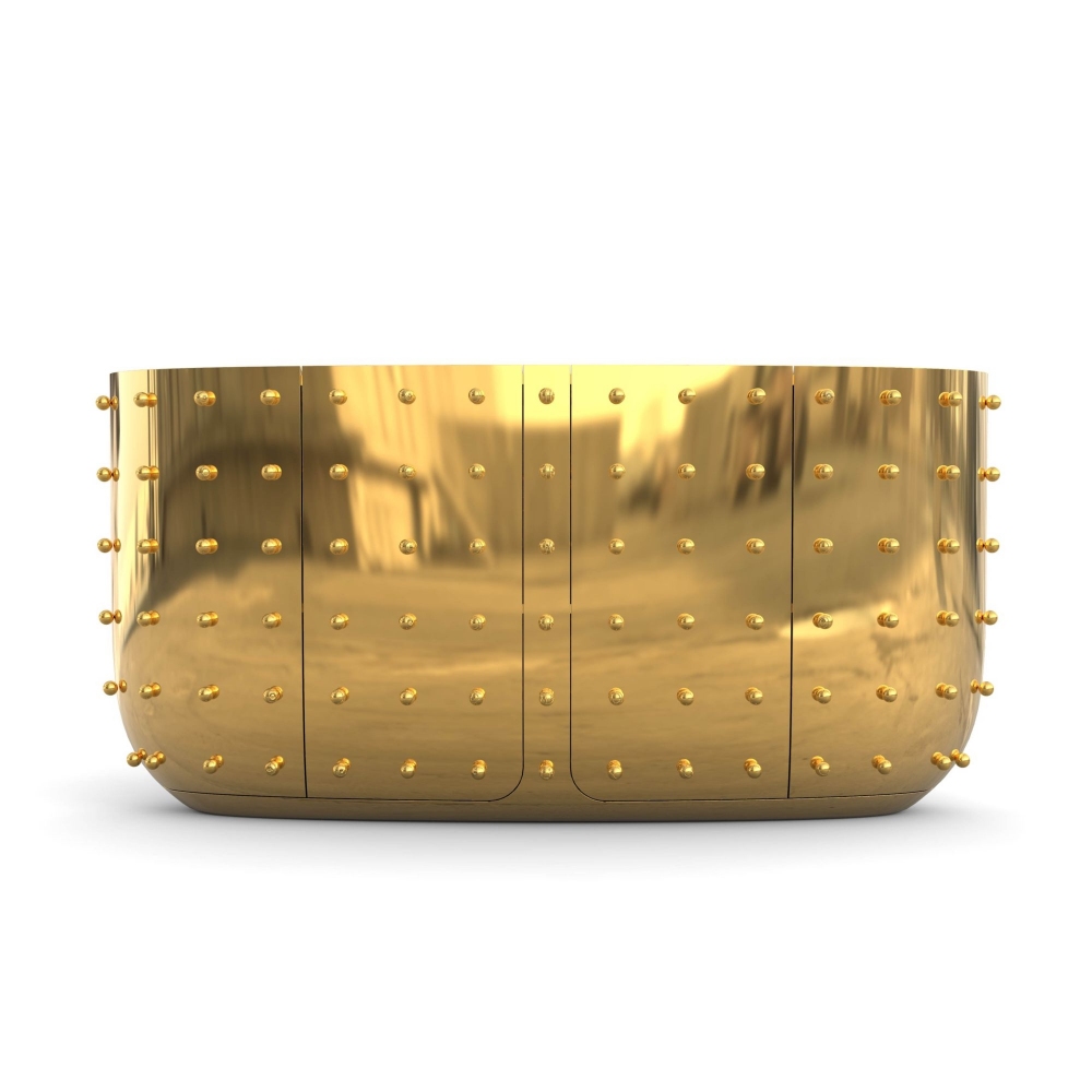 Scarlet Splendour Credenza Oasis Gold