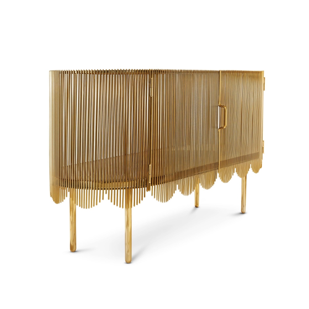 Scarlet Splendour Credenza Strings