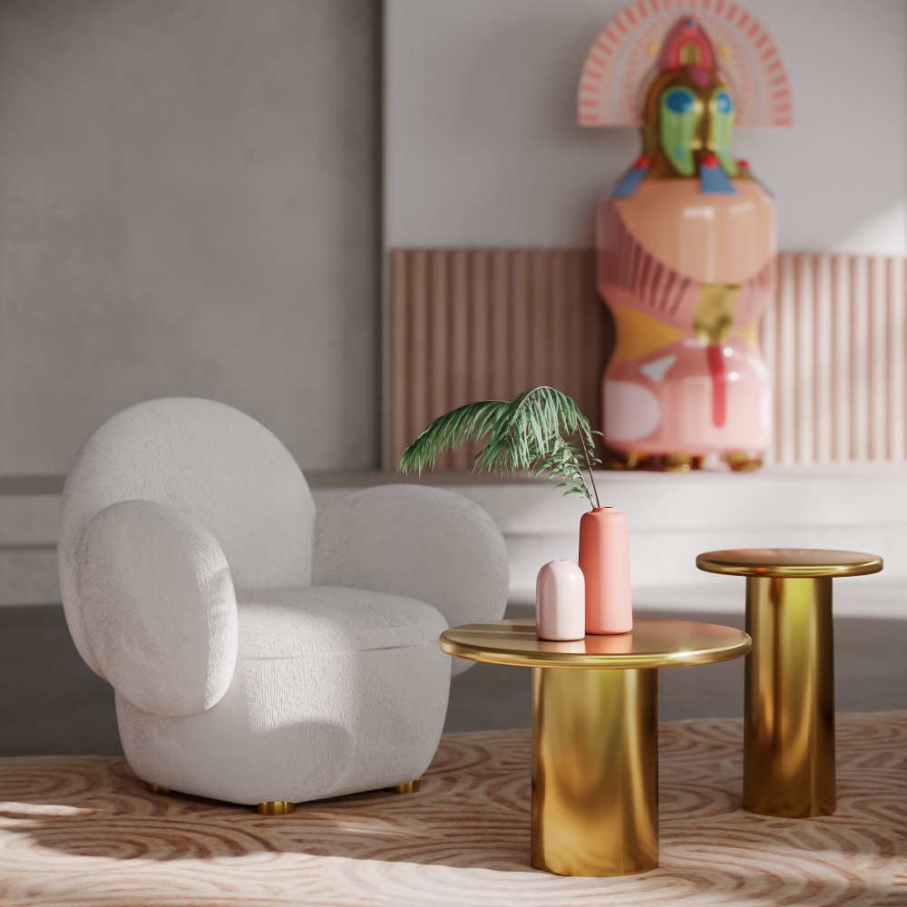 Scarlet Splendour Poltrona Dolce Far Niente Ivory