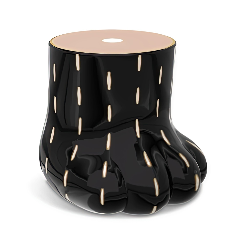 Scarlet Splendour Sgabello Paw - Forest Collection