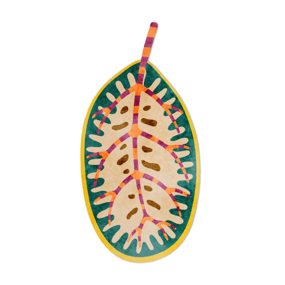 Scarlet Splendour Leaf Carpet - Forest Collection