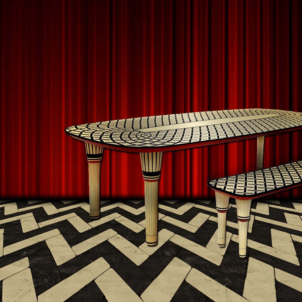 Scarlet Splendour Aelita Table 281x121 cm