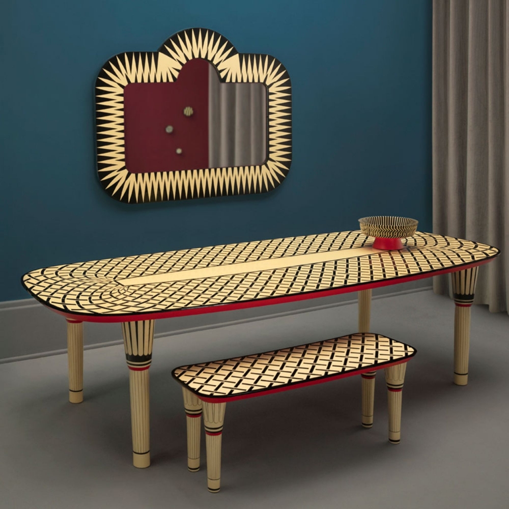 Scarlet Splendour Aelita Table 281x121 cm