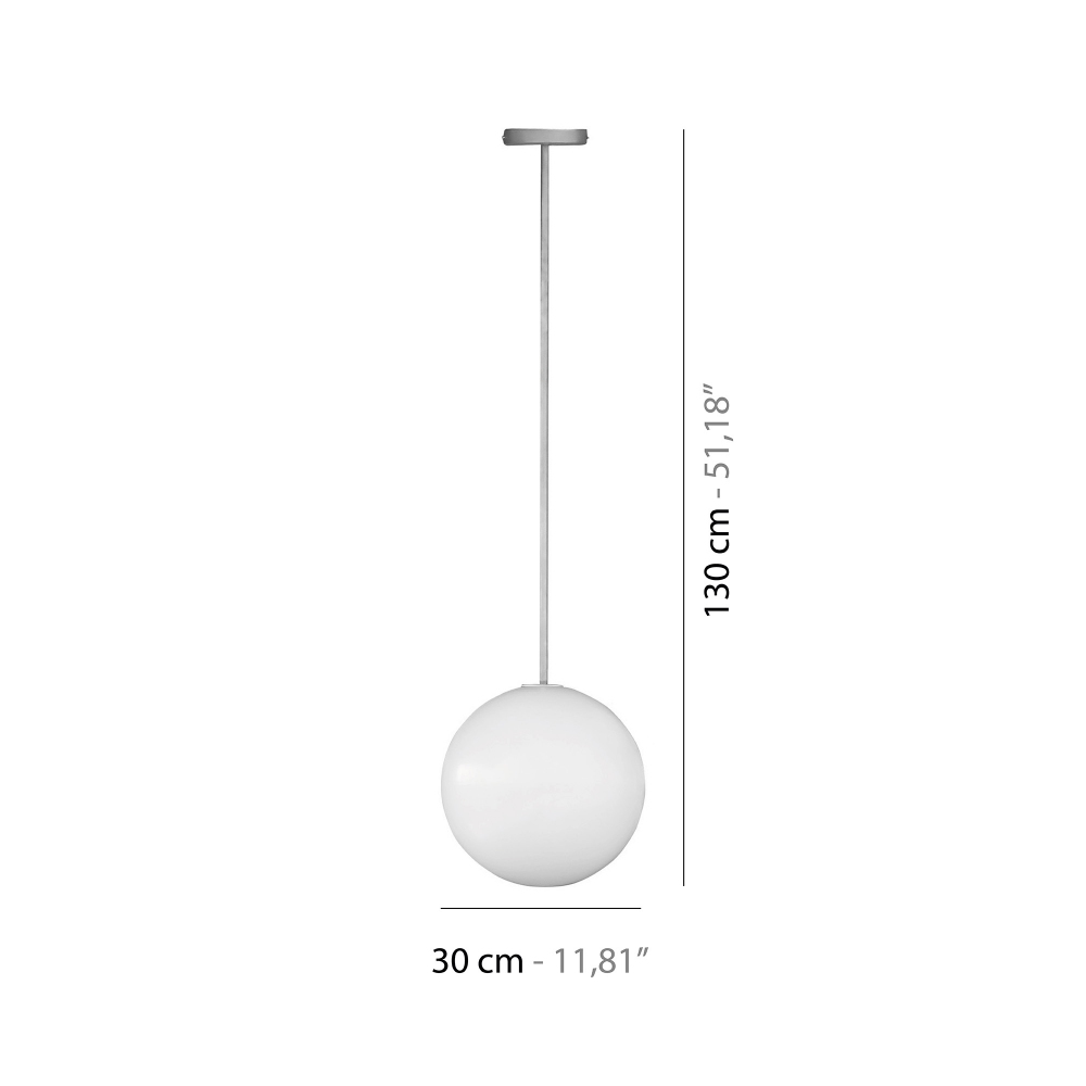 Slide Lampada a sospensione Globo Tige diam 30 x h 130 cm