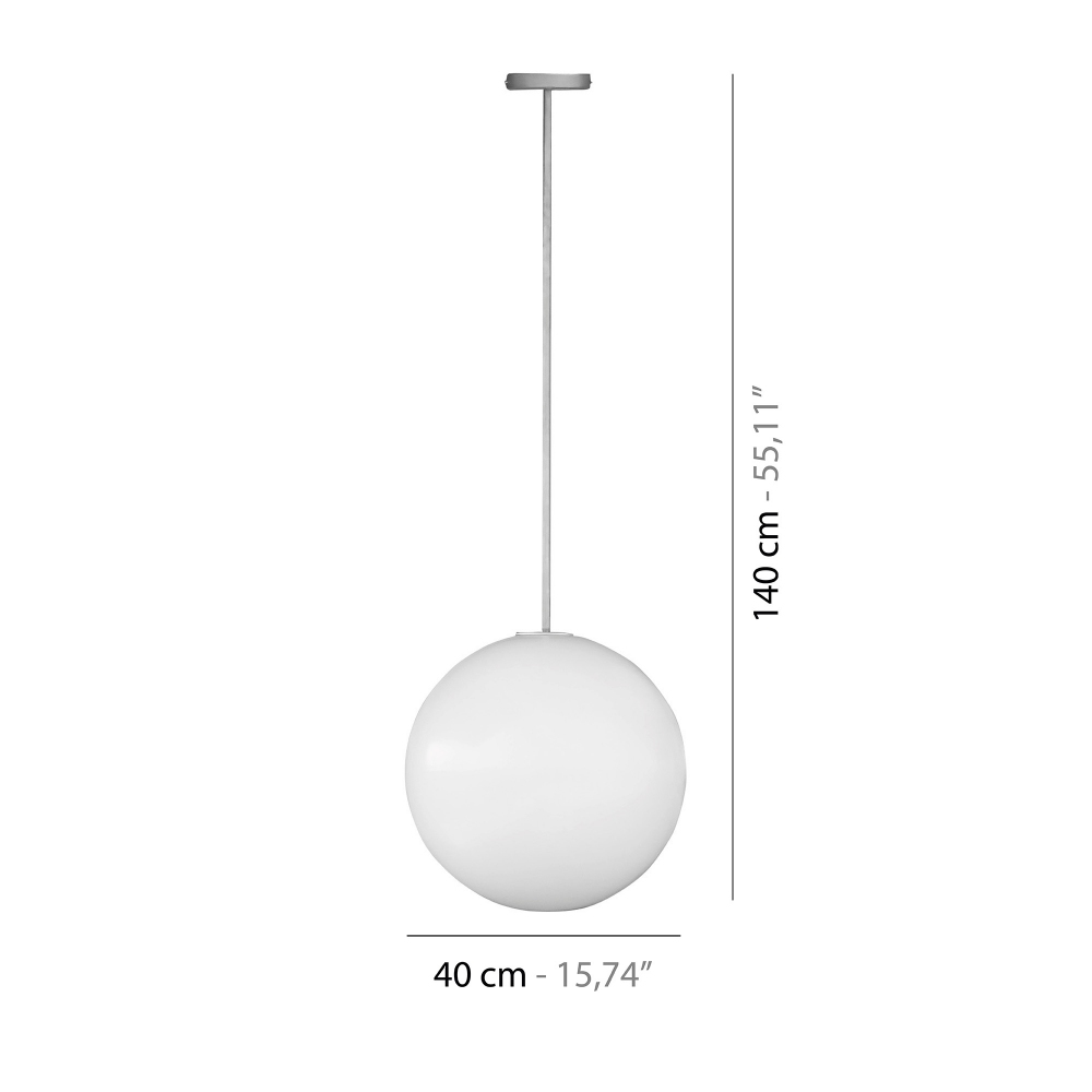 Slide Lampada a sospensione Globo Tige diam 40 x h 140 cm