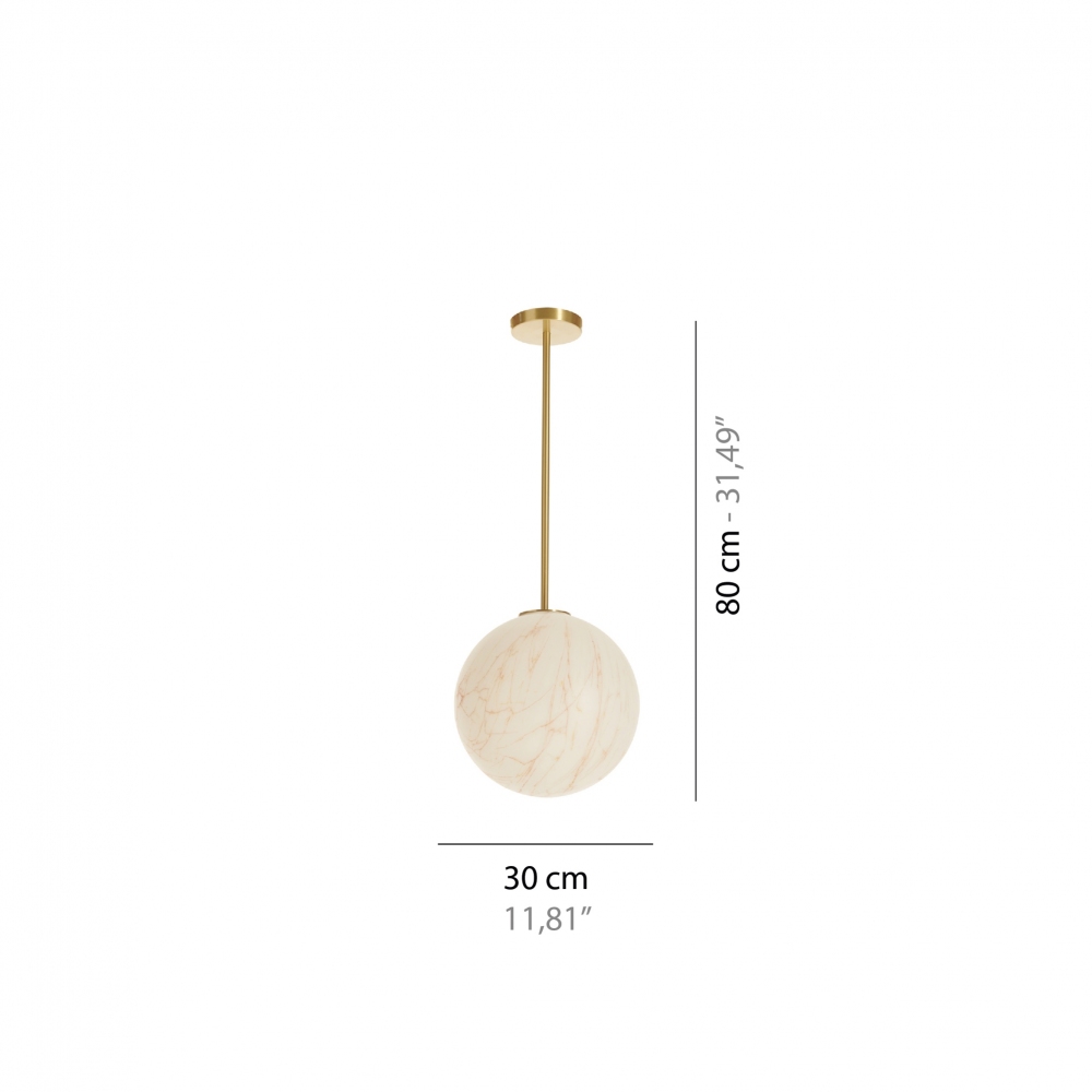 Slide Lampada a sospensione Mineral Tige diam 30 h 80 cm