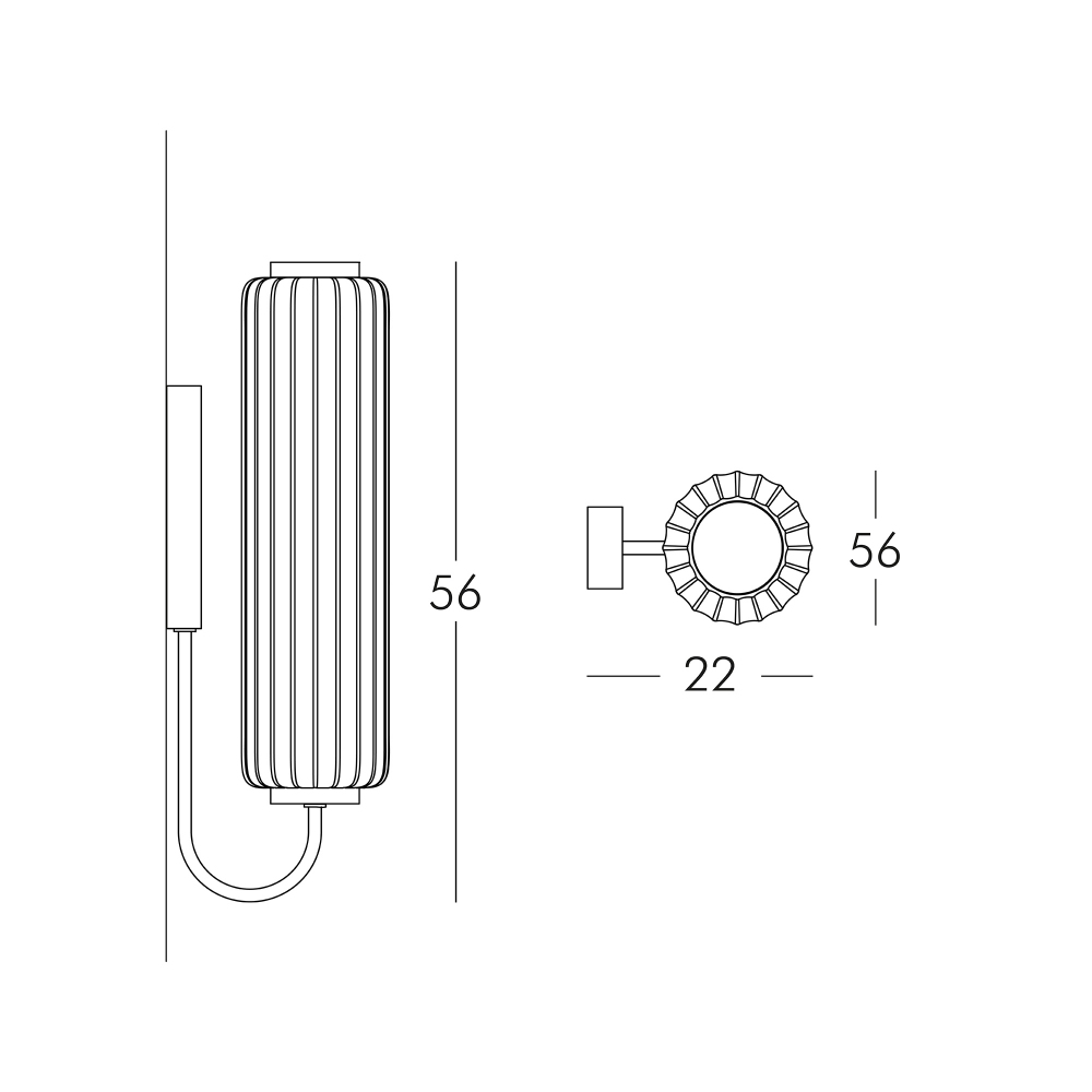 Slide Cordiale Wall Lamp