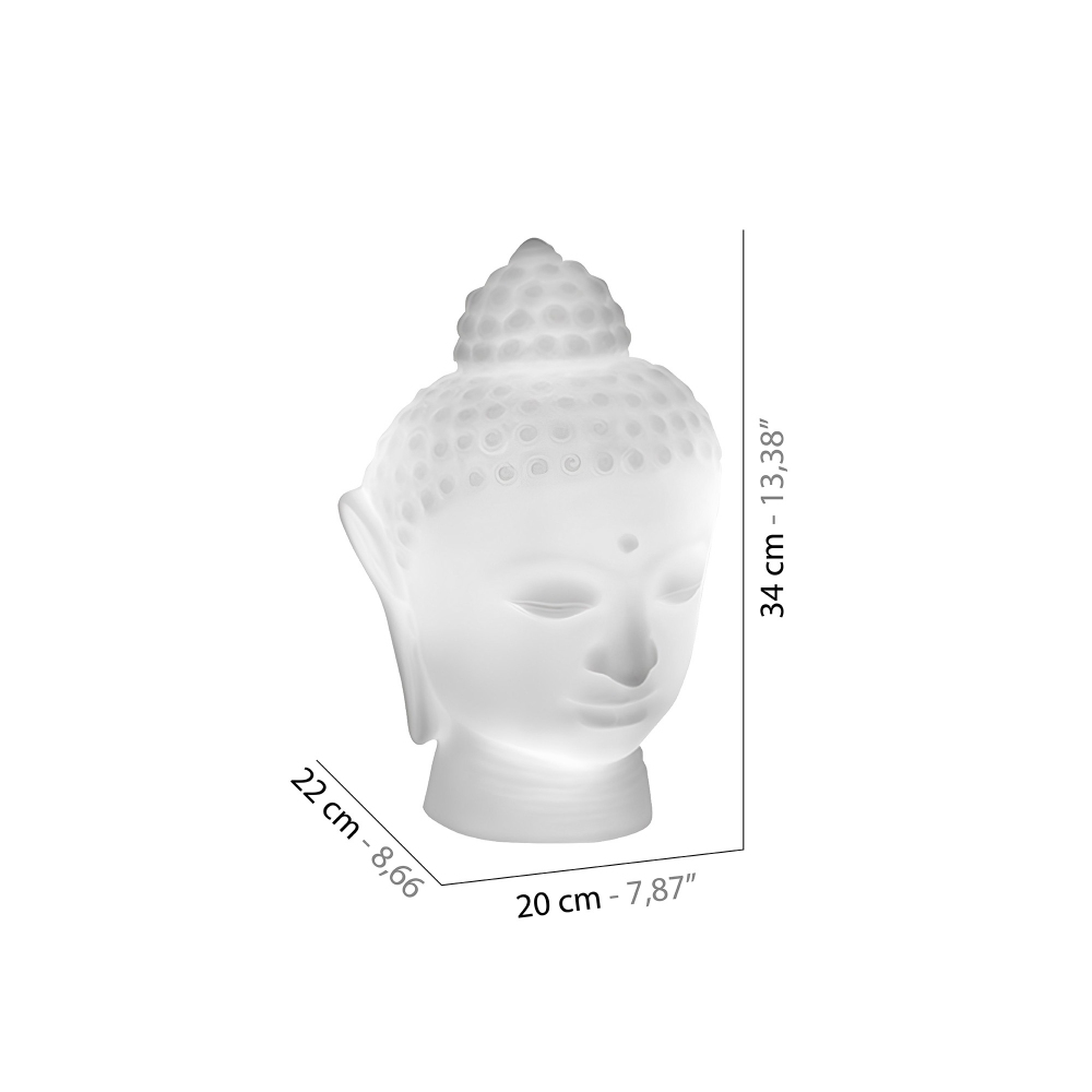 Slide Lampada da tavolo Buddha con Kit 3W RGBW a batteria