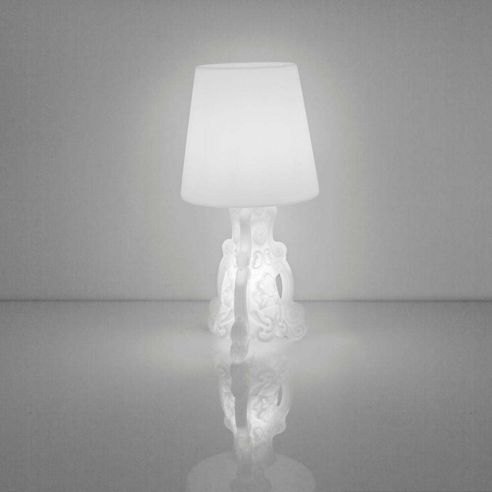 Slide Lady of Love Table Lamp with light base