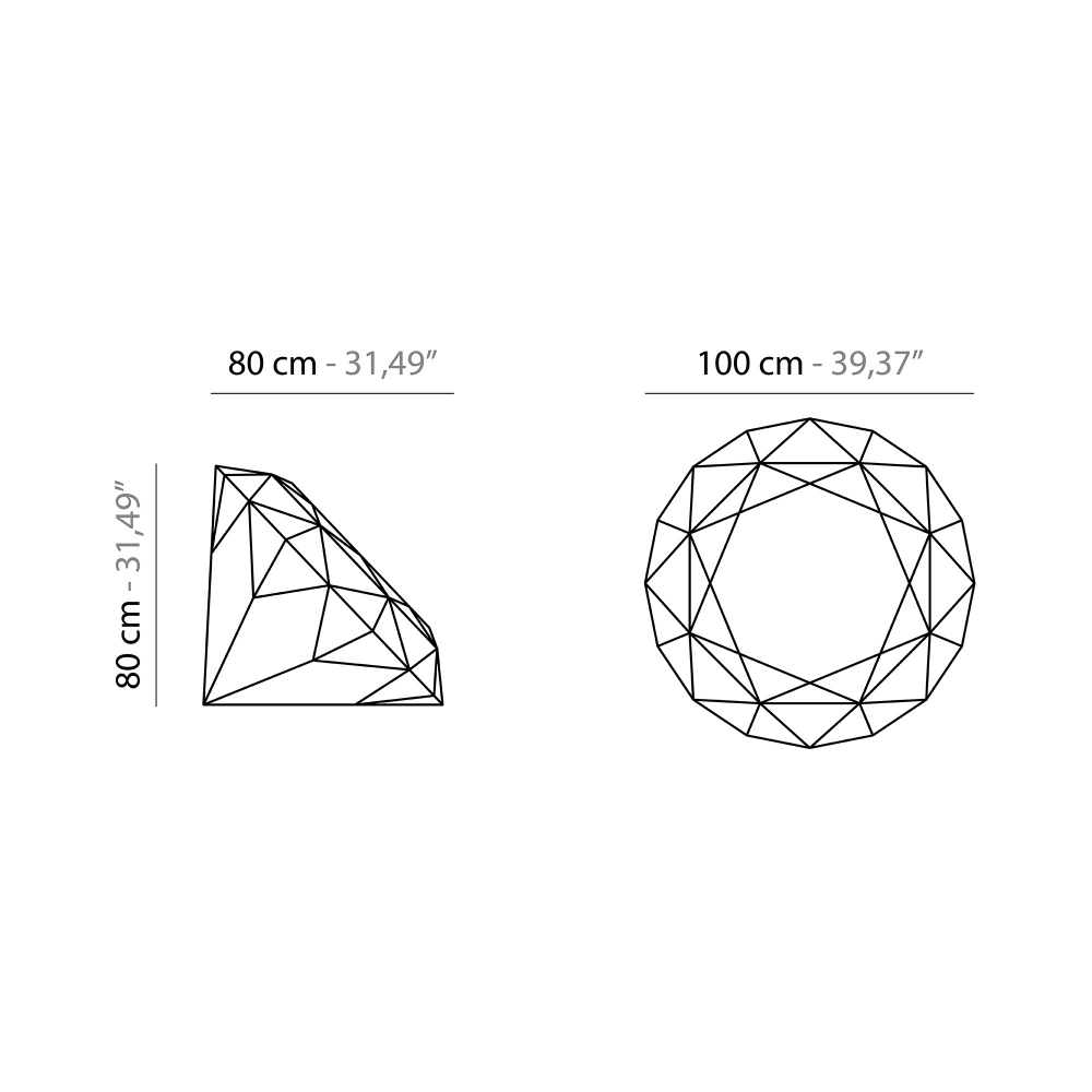 Slide Bijoux Floor Lamp 100 cm