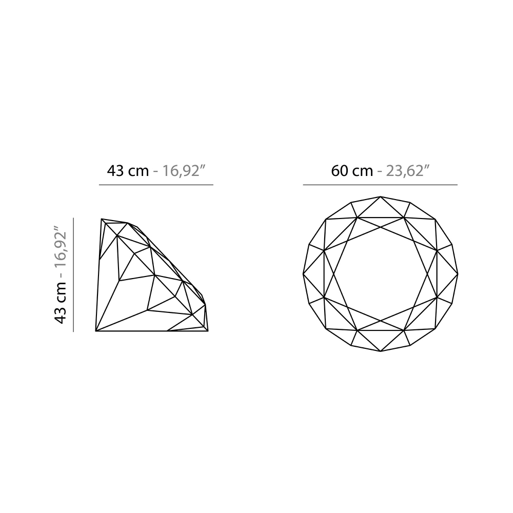 Slide Lampada da Terra Bijoux diam. cm 60