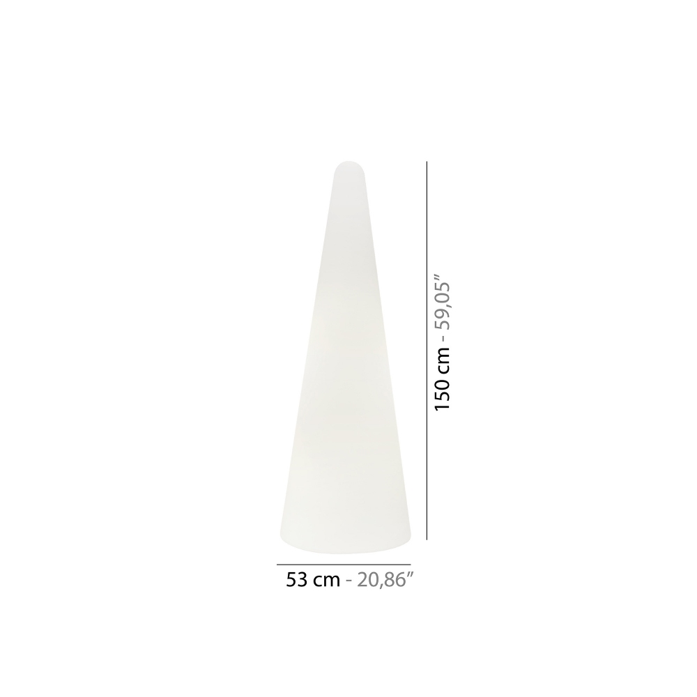 Slide Cono Floor Lamp h 150 cm