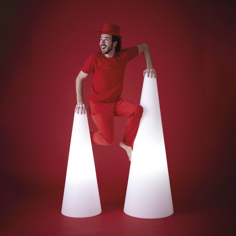 Slide Lampada da terra Cono h 150 cm