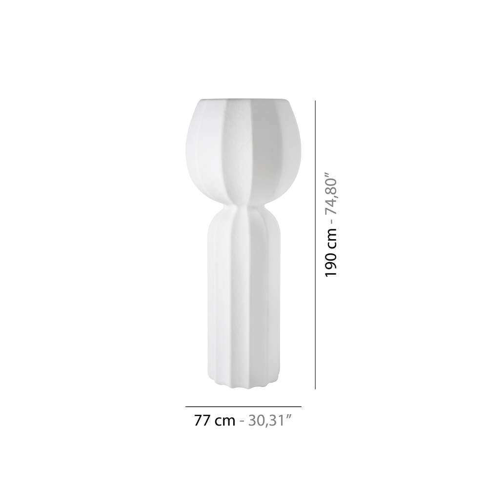 Slide Lampada da terra Cucun finitura carta Giapponese