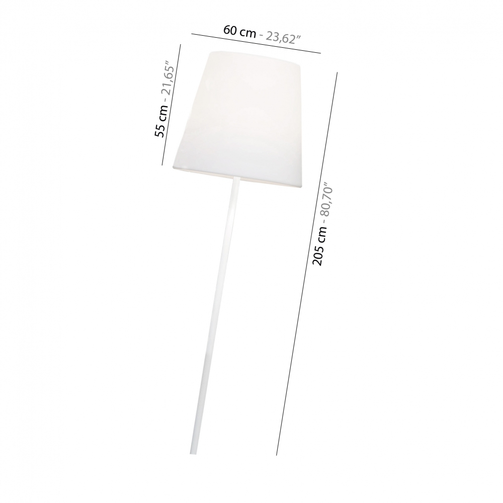 Slide Lampada da terra Fiaccola Ali Baba h 205 cm