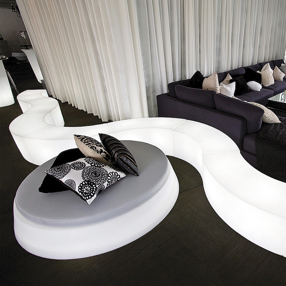 Slide Pouf Giò Luminoso diam 145 cm